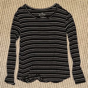 Soft & Sexy AE Striped Long Sleeve Top